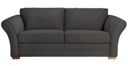 Heart of House Thornton 3 Seater Fabric Sofa Bed - Charcoal.